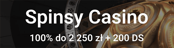 Spinsy Casino — ekran rejestracji i gier